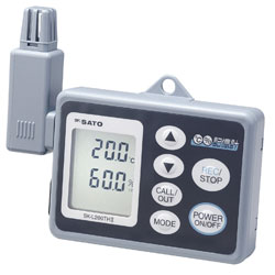 数据记录器内存温度和湿度SK-L200THIIα（alpha）主体（8175-00），集成传感器（8176-00）设置